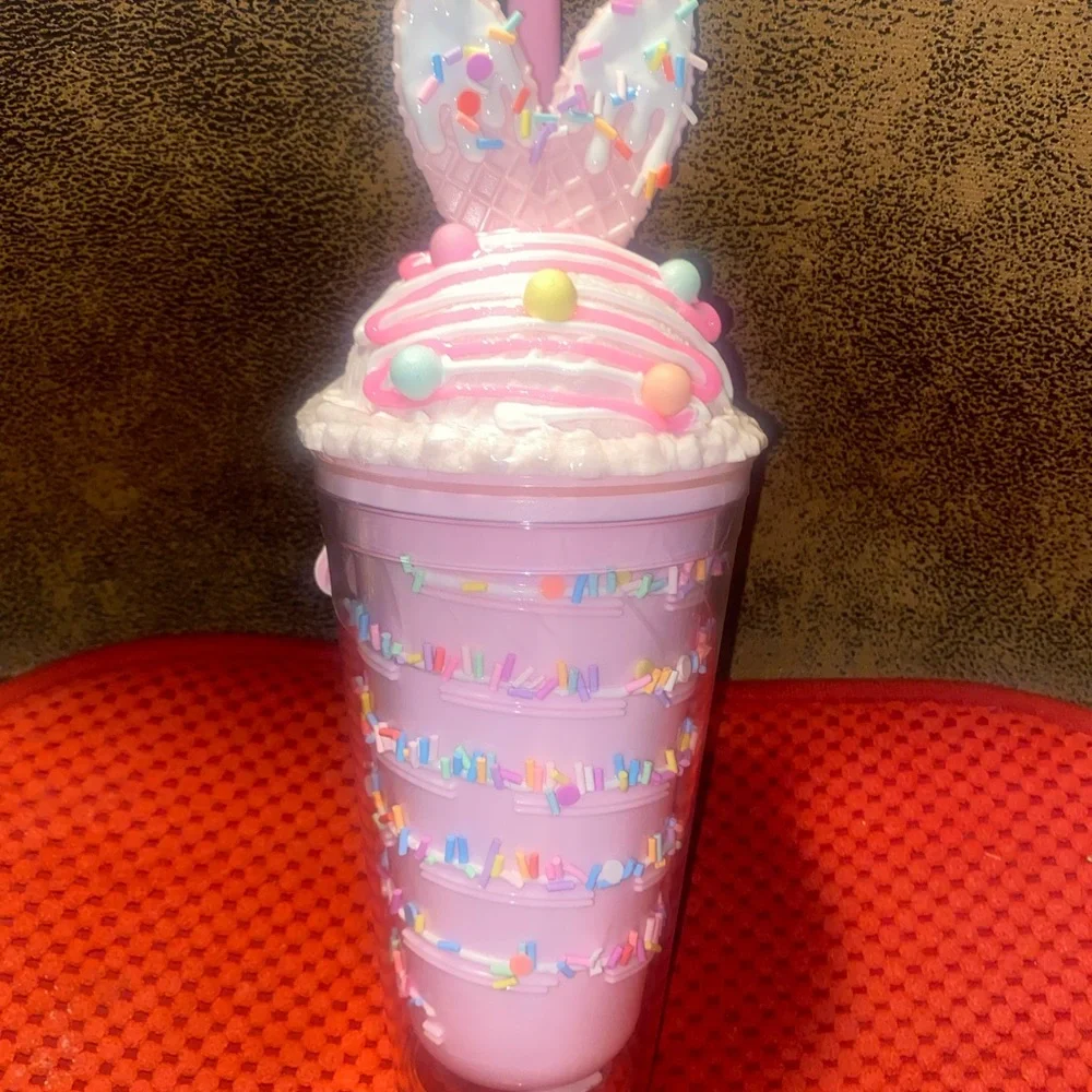 Colorful Sprinkle Bunny Ears Easter Cup